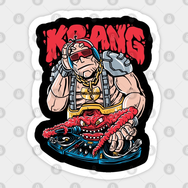 Wu-Krang Clan Sticker by mashuptees